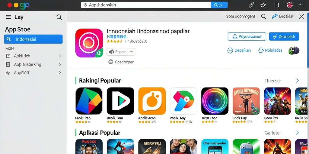 Tampilan awal permainan yang menarik.