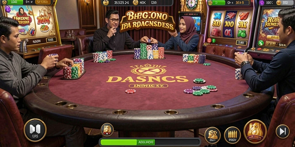 Screenshot menunjukkan karakter utama dalam aksi.