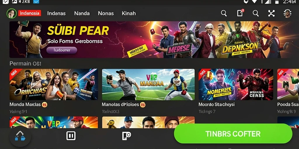 Tampilan antarmuka yang menarik dan user-friendly.