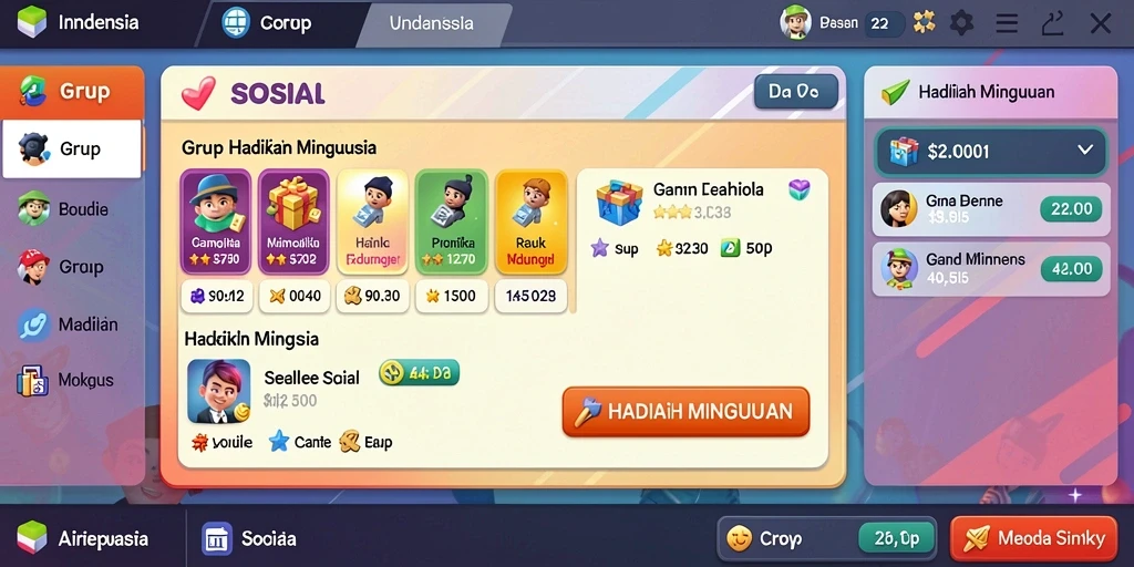 Tampilan antarmuka yang ramah pengguna.