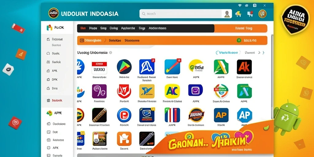 Tampilan antarmuka permainan yang menarik.
