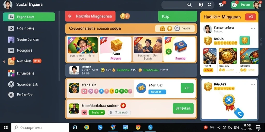 Tampilan awal aplikasi IDX66 yang menarik.