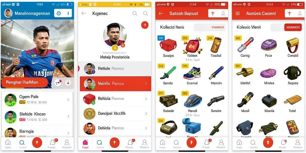 Tampilan menu utama JARUM77 yang menarik.