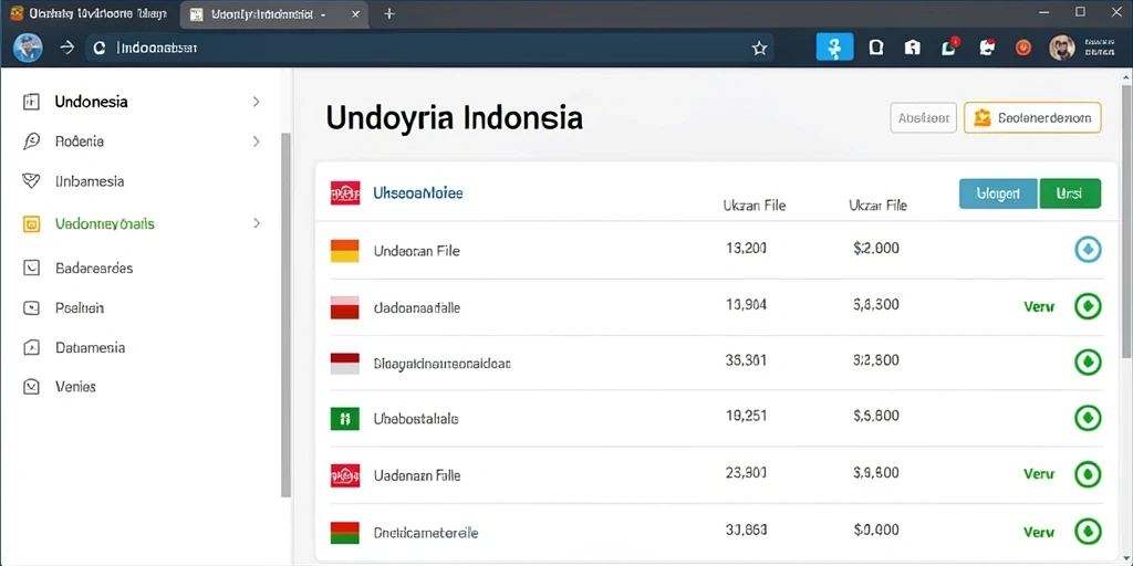 Tampilan antarmuka yang intuitif dan user-friendly.