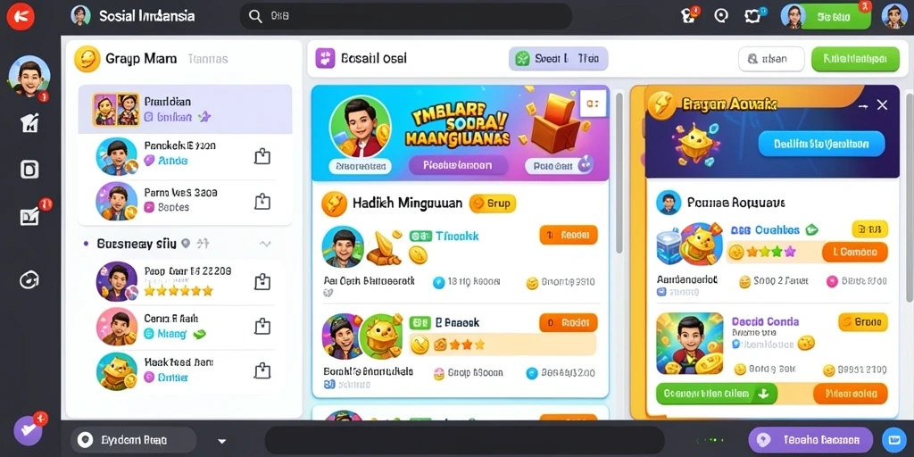 Tampilan antarmuka yang menarik dan mudah digunakan.
