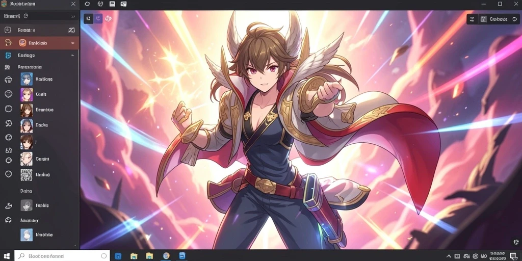 Screenshot menunjukkan grafis menakjubkan dari karakter dalam game.