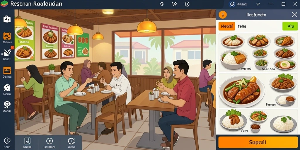 Tampilan utama aplikasi OMPONG188 yang menarik.