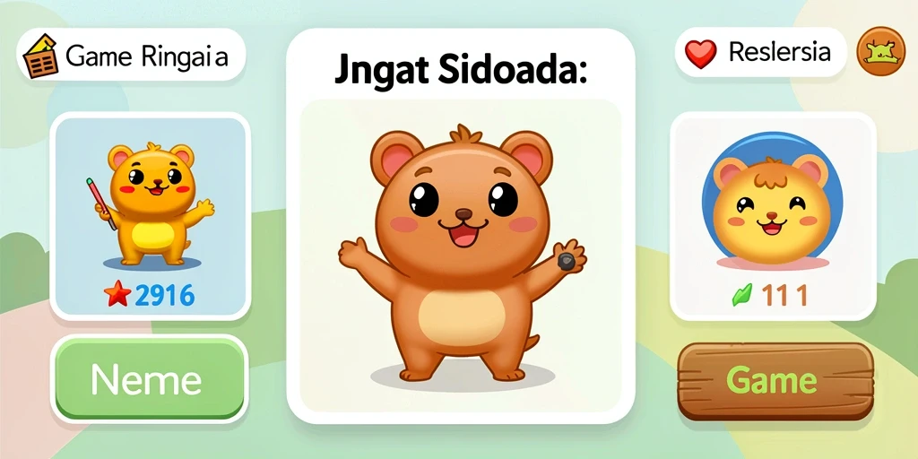 Tampilan antarmuka aplikasi yang menarik.
