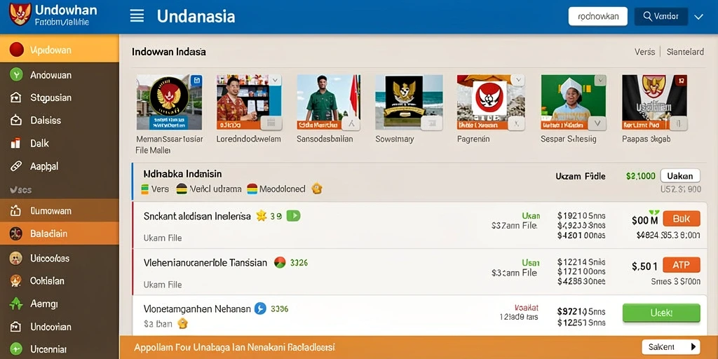 Tampilan antarmuka yang intuitif dan mudah digunakan.